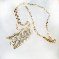 Shangjie OEM Nome personalizado Colar Lady Jewelry Presente Personalizado Pingente de cobre Colar personalizado